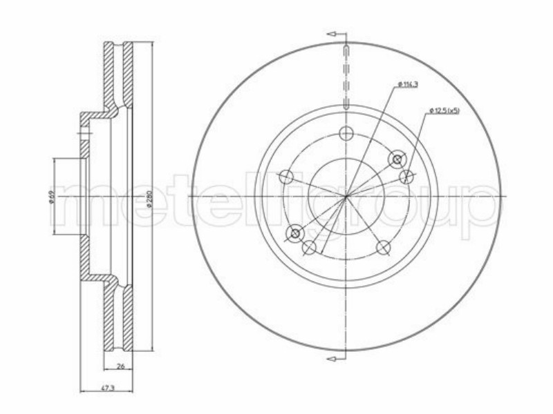 Dischi freno carens II III rondo 05 09