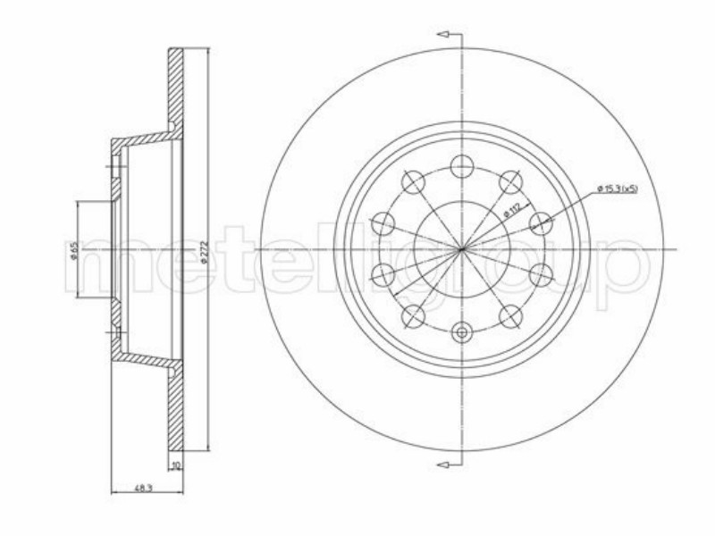 Dischi freno post A3 II S3 altea Caddy III