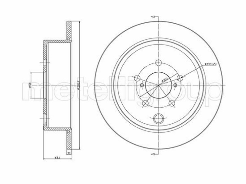 Dischi freno post forester III impreza III 08