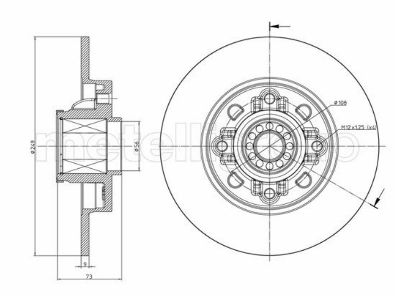 Dischi freno c cusc post p.308 p.308 I C4 II 07