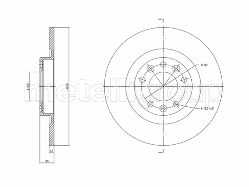 Dischi freno post P3008 P308 P508 II 13