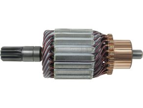 Starter motor armature