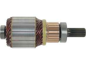 Starter motor armature
