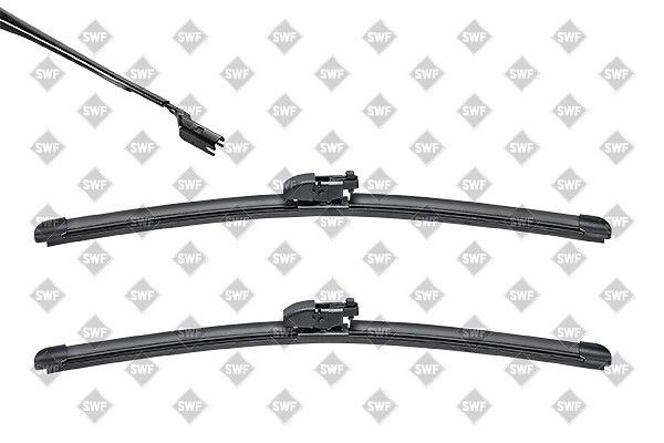 Tergicristalli 650, 400 mm anteriore, Spazzole flat blade, con spoiler