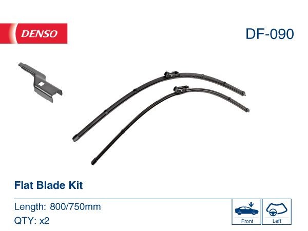 Spazzola tergi 750, 800/750 mm, flat blade