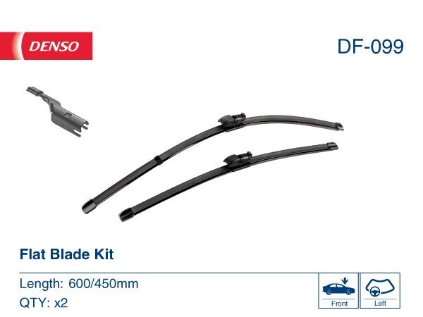 Spazzola tergi 450, 600/450 mm, flat blade