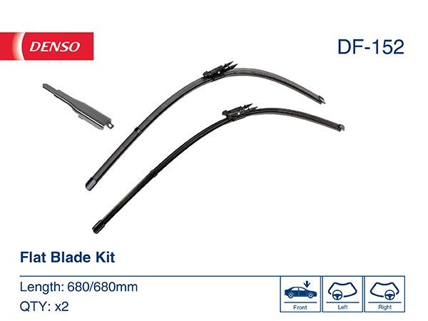 Spazzola tergi 680, 680/680 mm, flat blade