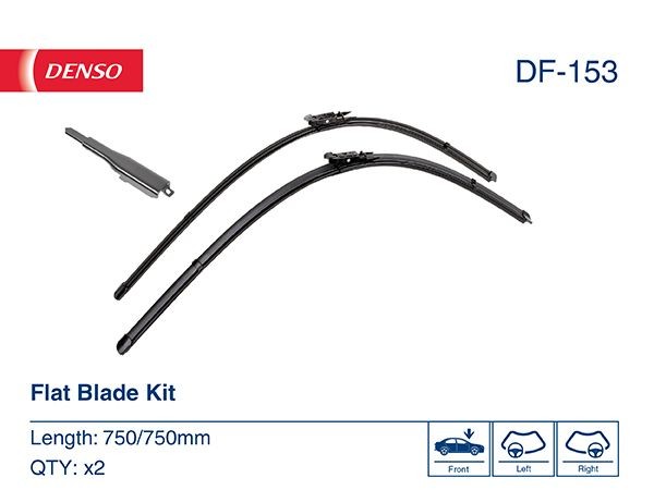 Spazzola tergi 750, 750/750 mm, Spazzole flat blade