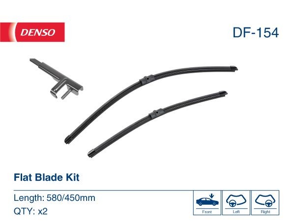 Spazzola tergi 450, 580/450 mm, flat blade