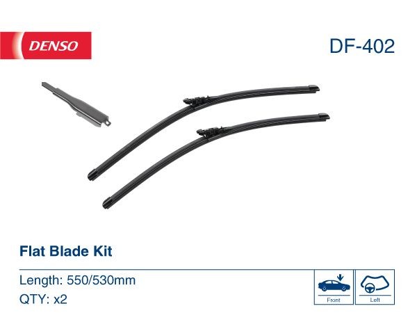Spazzola tergi 530, 550/530 mm, flat blade