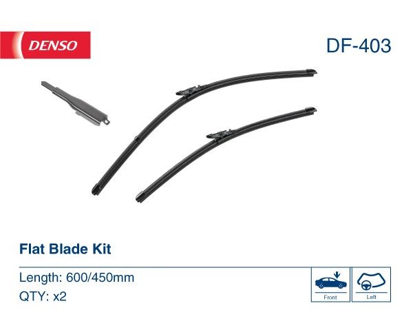 Spazzola tergi 450, 600/450 mm, flat blade