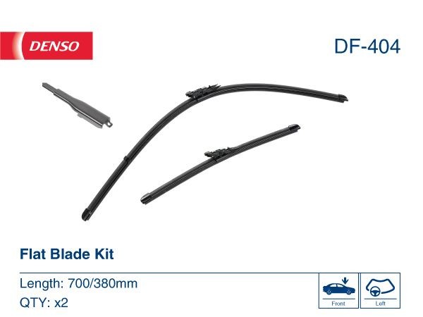 Spazzola tergi 380, 700/380 mm, flat blade