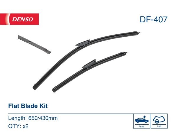 Spazzola tergi 430, 650/430 mm, flat blade