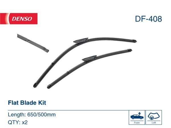 Spazzola tergi 500, 650/500 mm, flat blade