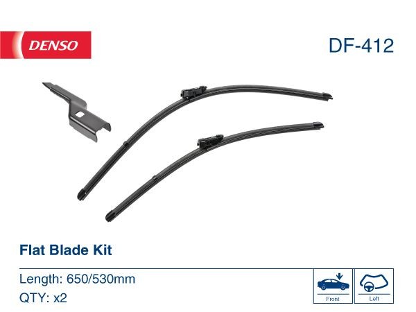 Spazzole tergi 530, 650/530 mm, flat blade