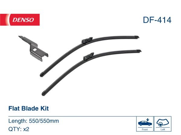 Spazzole tergi 550, 550/550 mm, flat blade