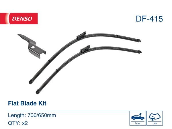 Spazzole tergi 650, 700/650 mm, flat blade