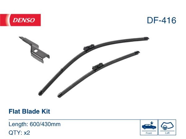 Spazzole tergi 430, 600/430 mm, flat blade