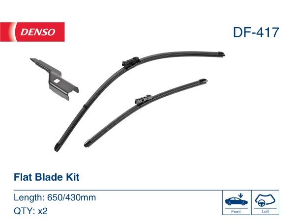 Spazzole tergi 430, 650/430 mm, flat blade