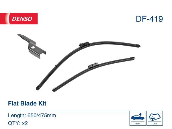 Spazzole tergi 475, 650/475 mm, flat blade