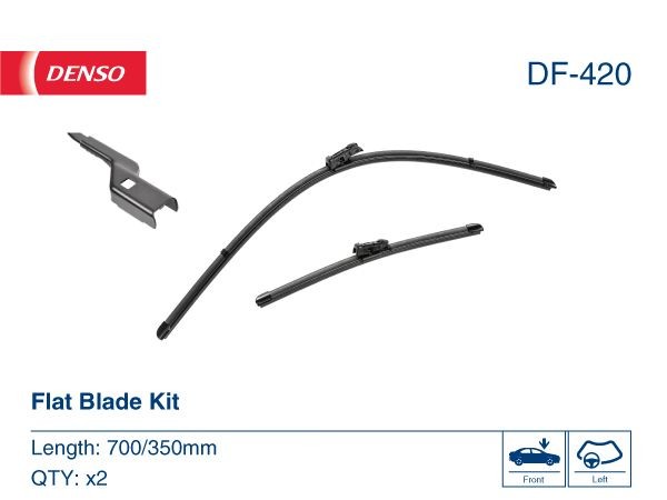 Spazzole tergi 350, 700/350 mm, flat blade