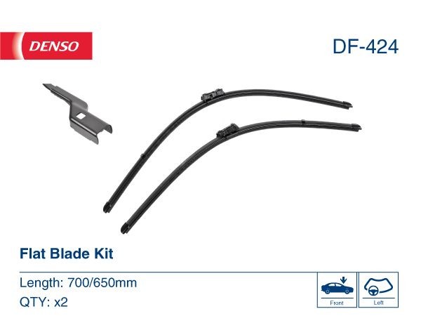 Spazzole tergi 650, 700/650 mm, flat blade