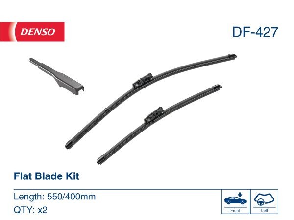 Spazzole tergi 400, 550/400 mm, flat blade