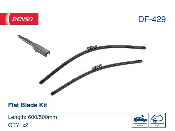 Spazzole tergi 500, 600/500 mm, flat blade