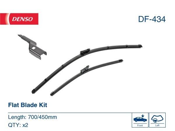 Spazzole tergi 450, 700/450 mm, flat blade