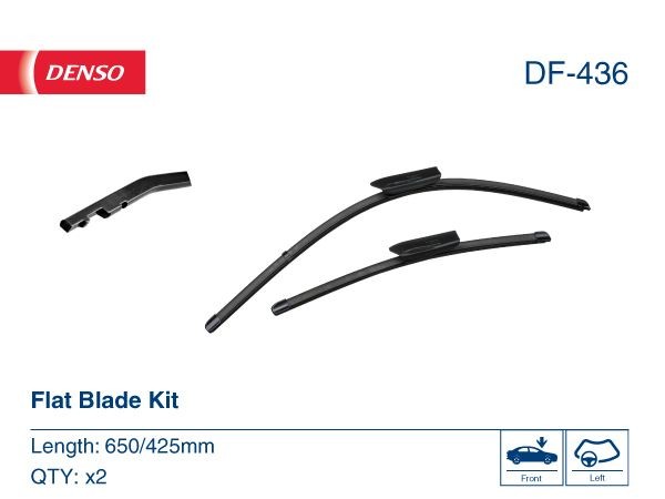Spazzole tergi 425, 650/425 mm, flat blade