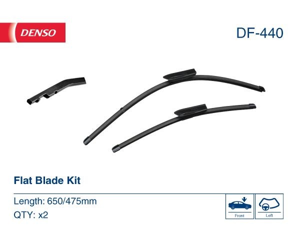 Spazzole tergi 475, 650/475 mm, flat blade