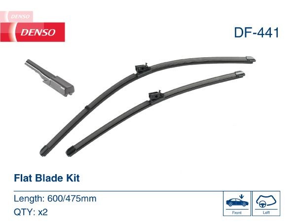 Spazzole tergi 475, 600/475 mm, flat blade