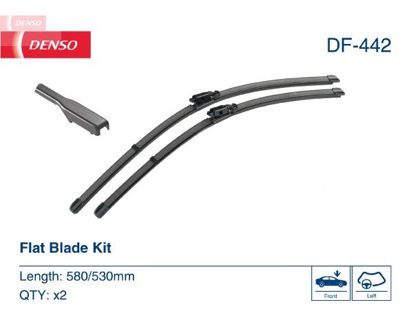 Spazzole tergi 530, 580/530 mm, flat blade