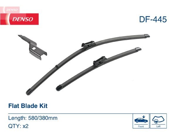 Spazzole tergi 380, 580/380 mm, flat blade