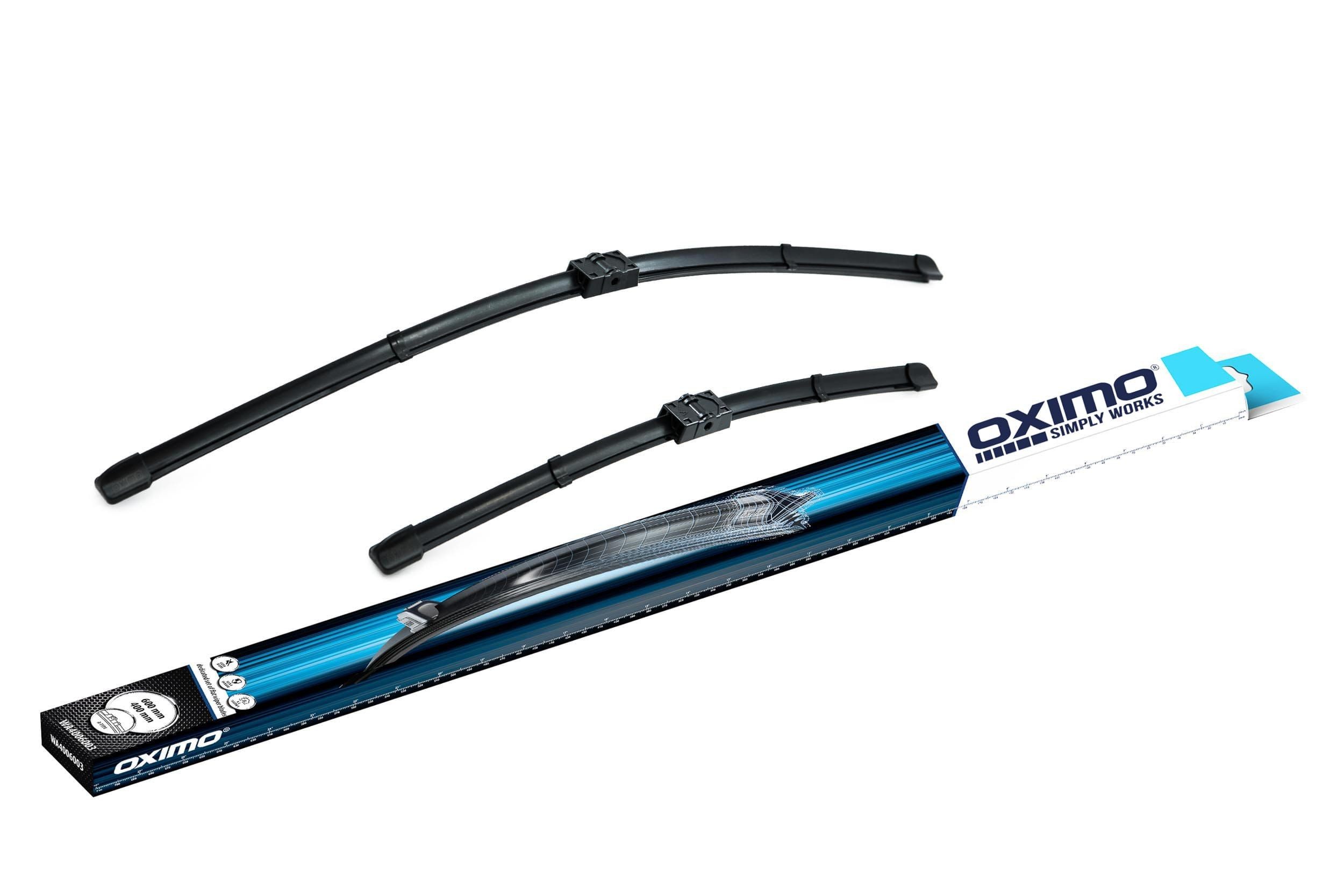 Spazzole tergi 600, 400 mm anteriore, flat blade