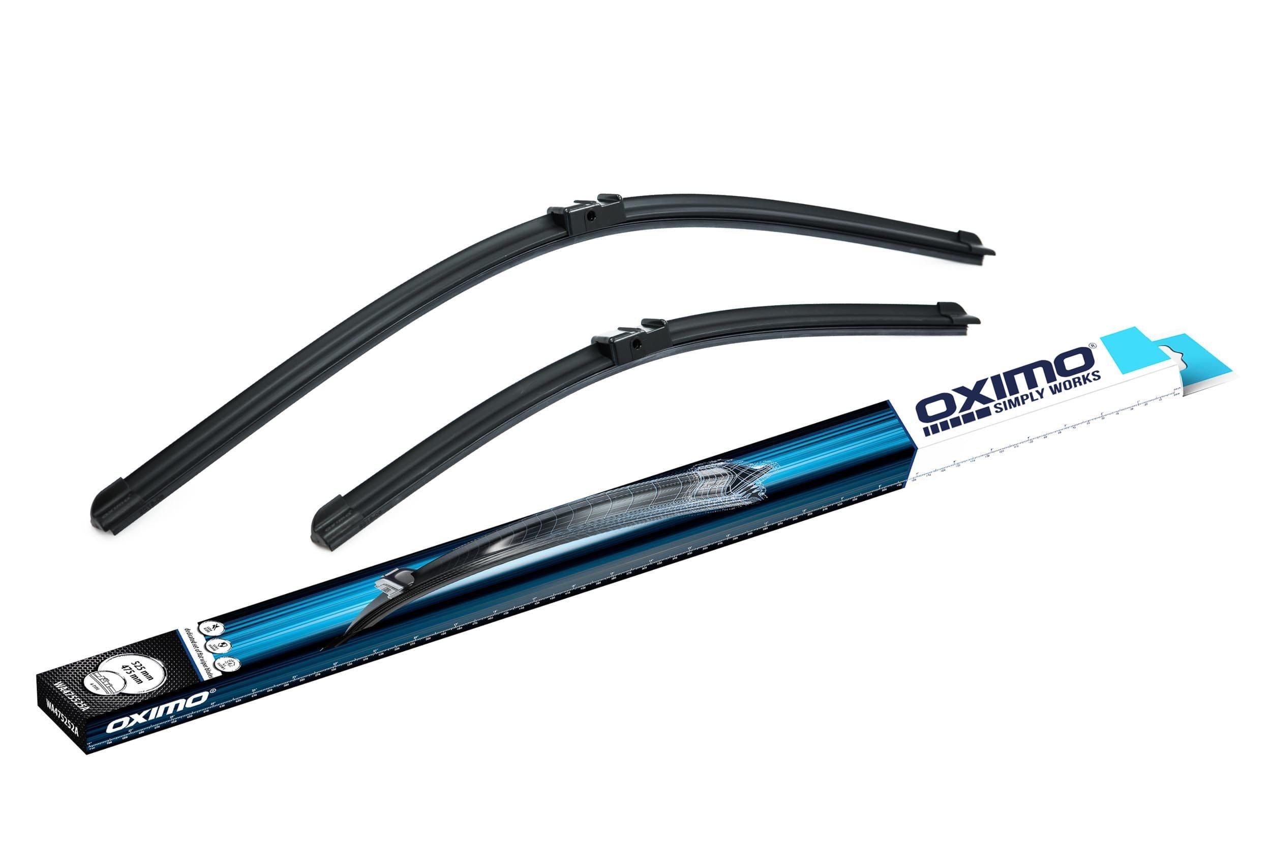 Spazzole tergi 525, 475 mm anteriore, flat blade