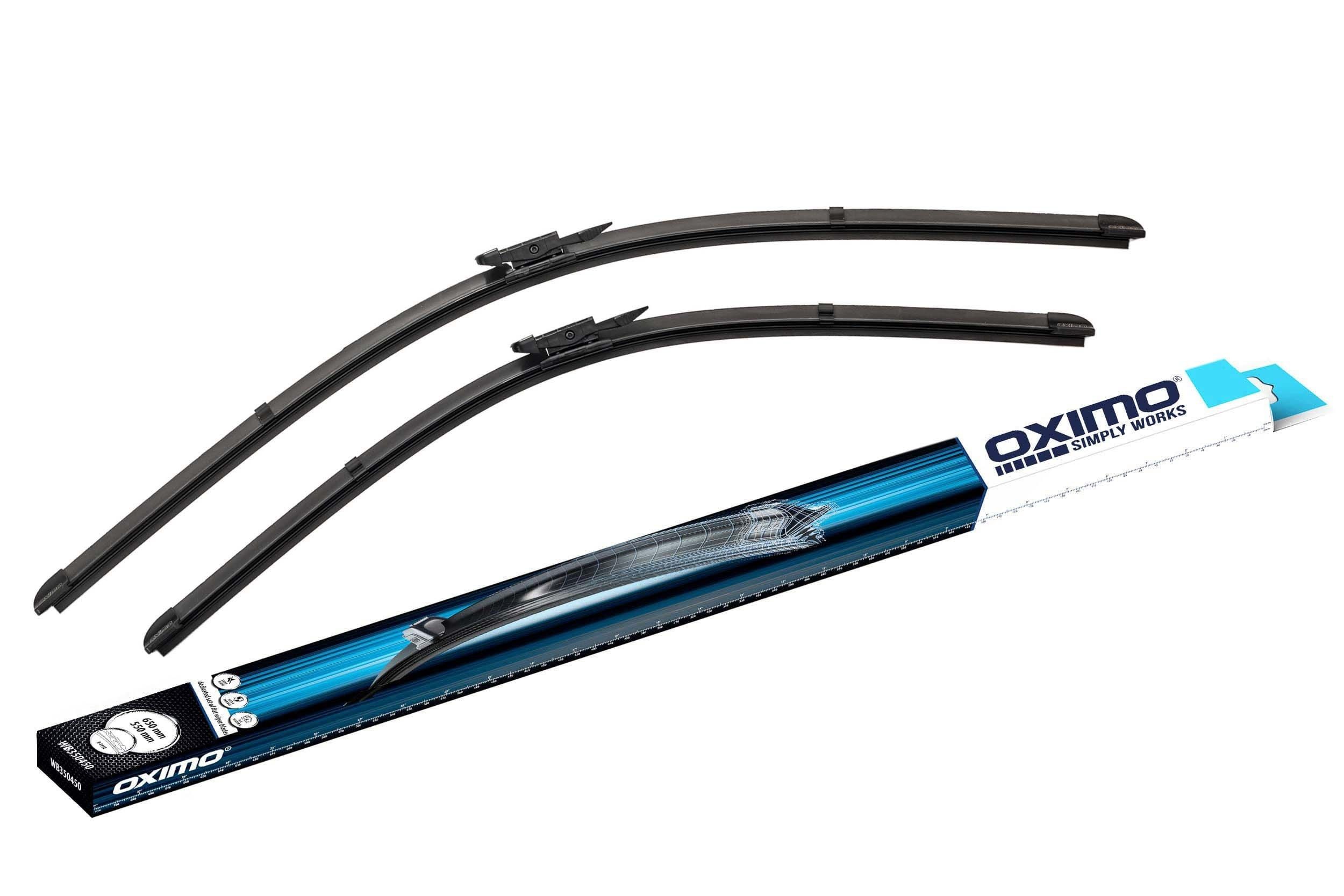 Spazzole tergi 650, 550 mm anteriore, flat blade