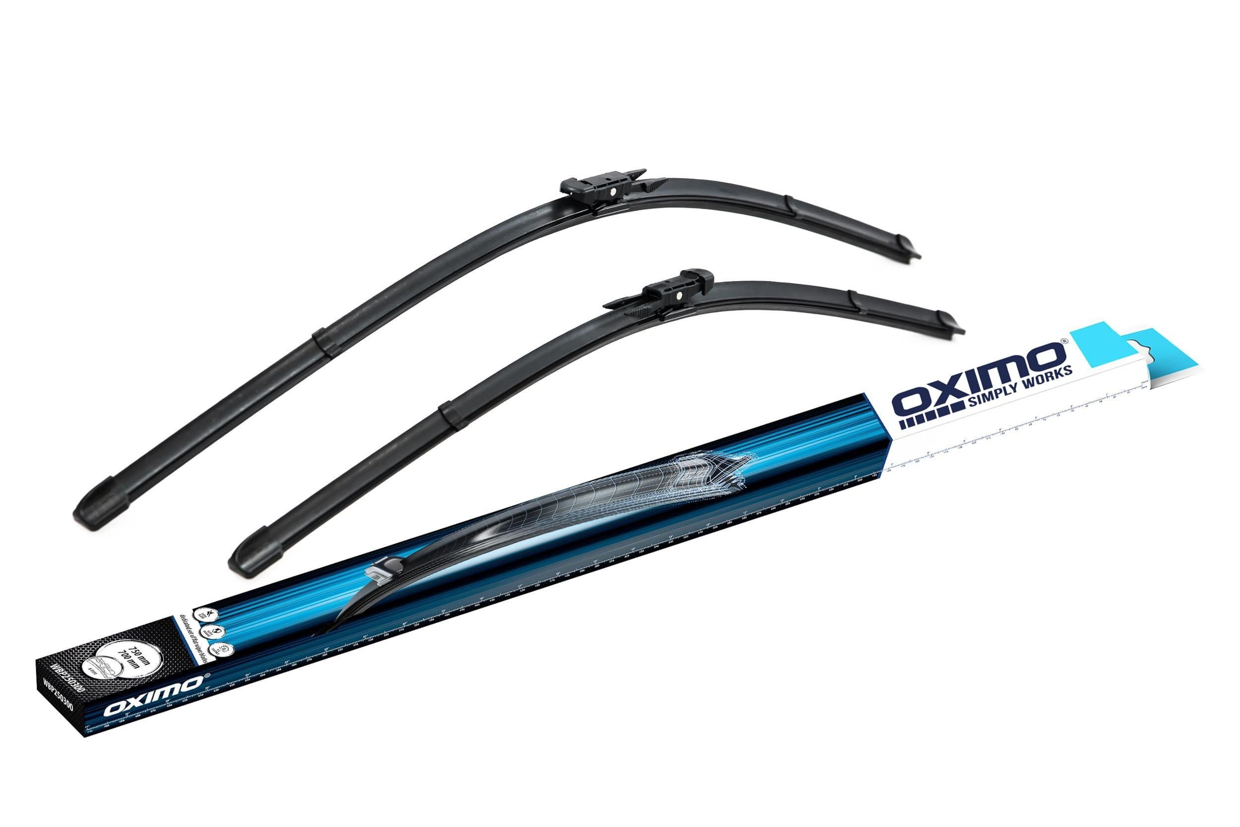 Spazzole tergi 750, 700 mm anteriore, flat blade