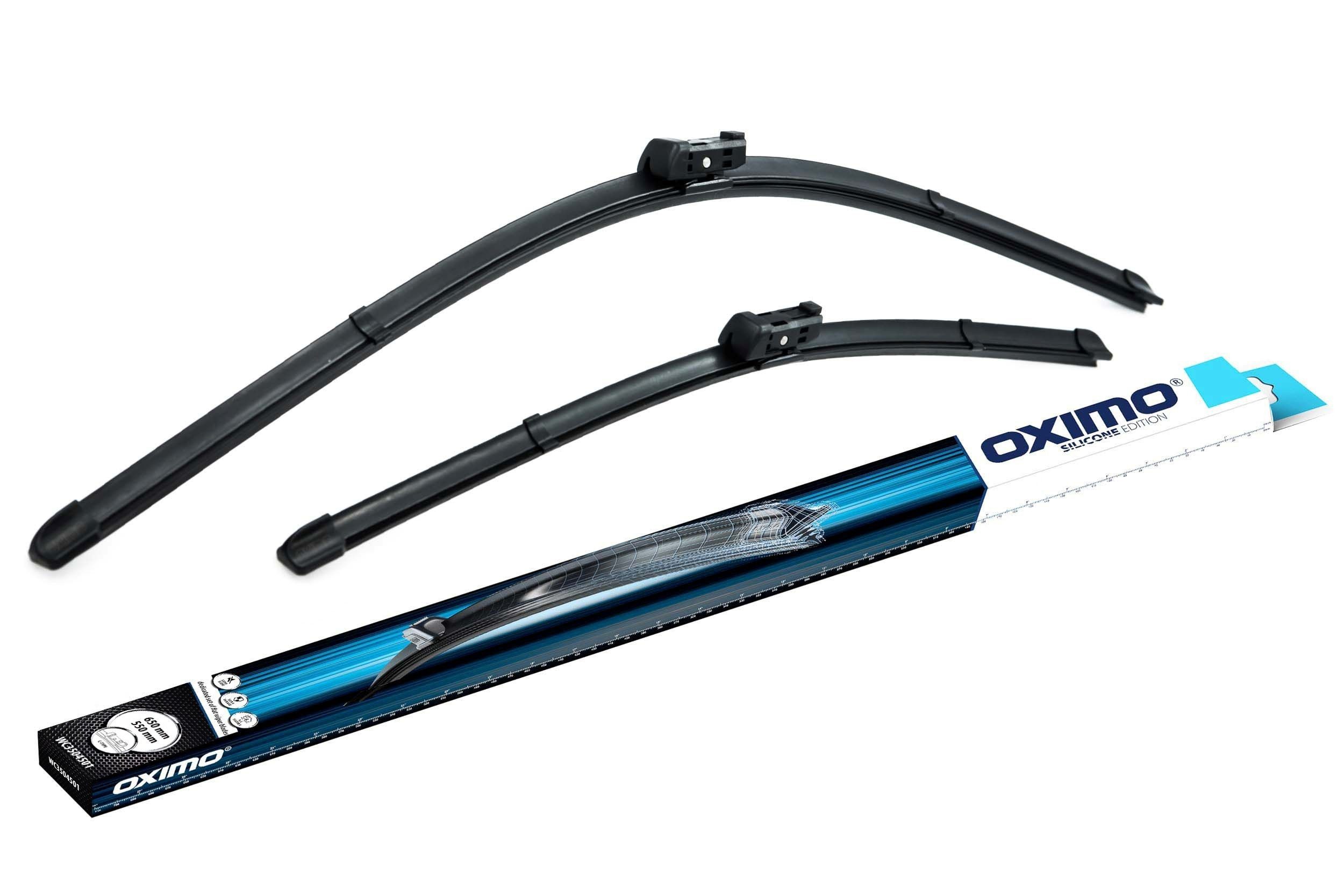 Spazzole tergi 650, 550 mm anteriore, tergi a staffa