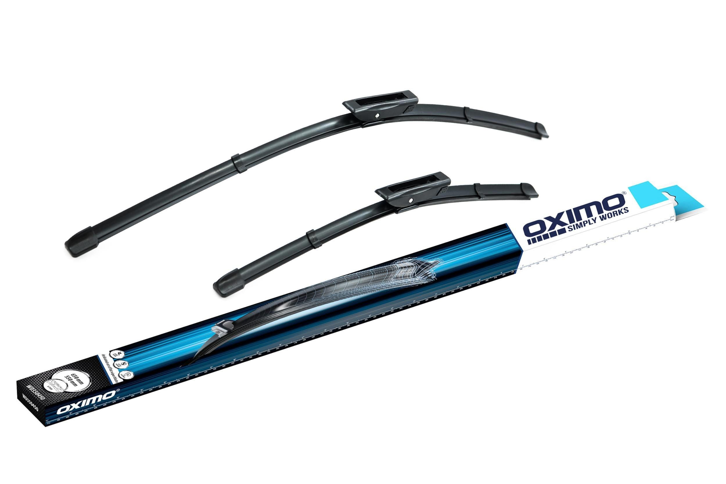 Spazzole tergi 650, 550 mm anteriore, flat blade