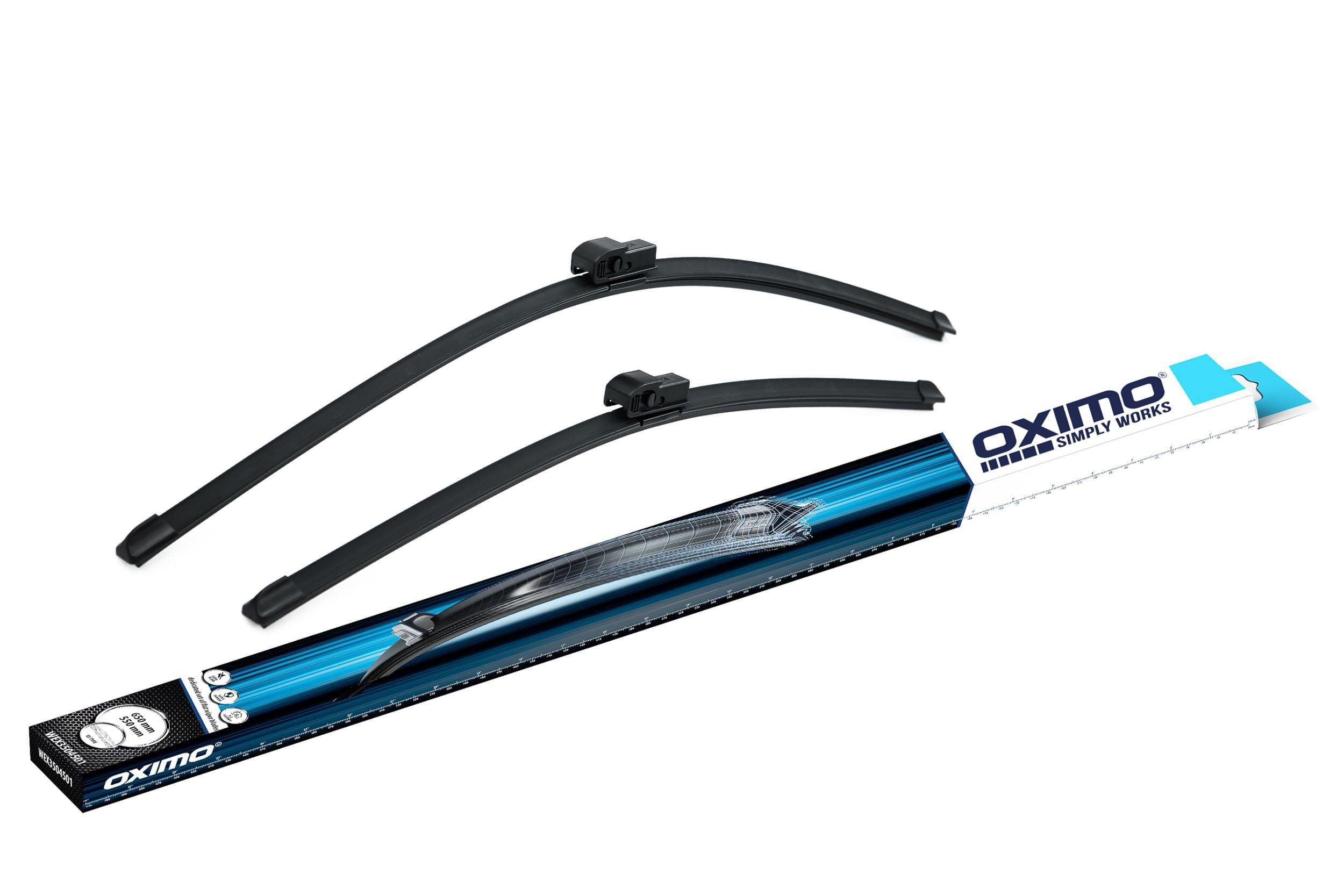 Spazzole tergi 650, 550 mm anteriore, Spazzole tergi a staffa senza spoiler