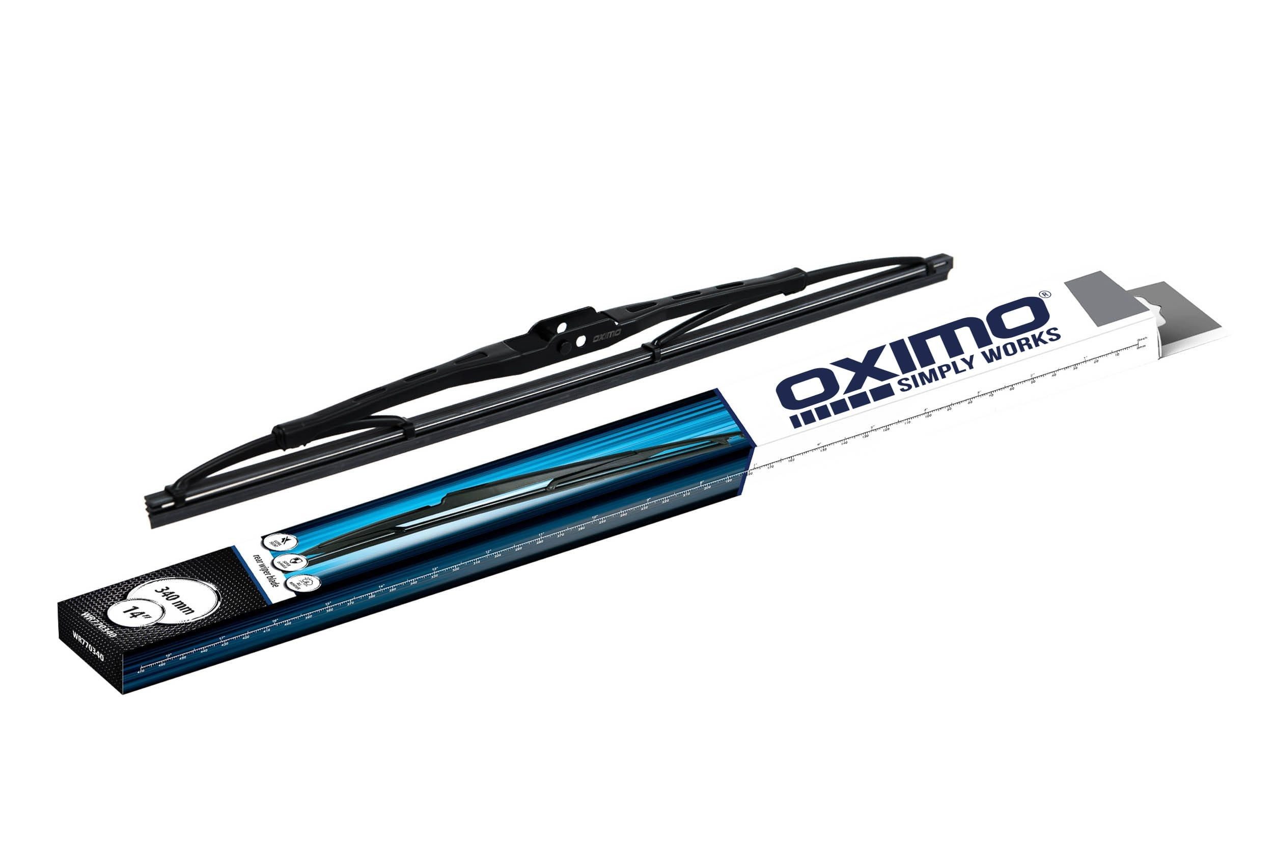 Spazzola tergi 340 mm posteriore, tergi a staffa