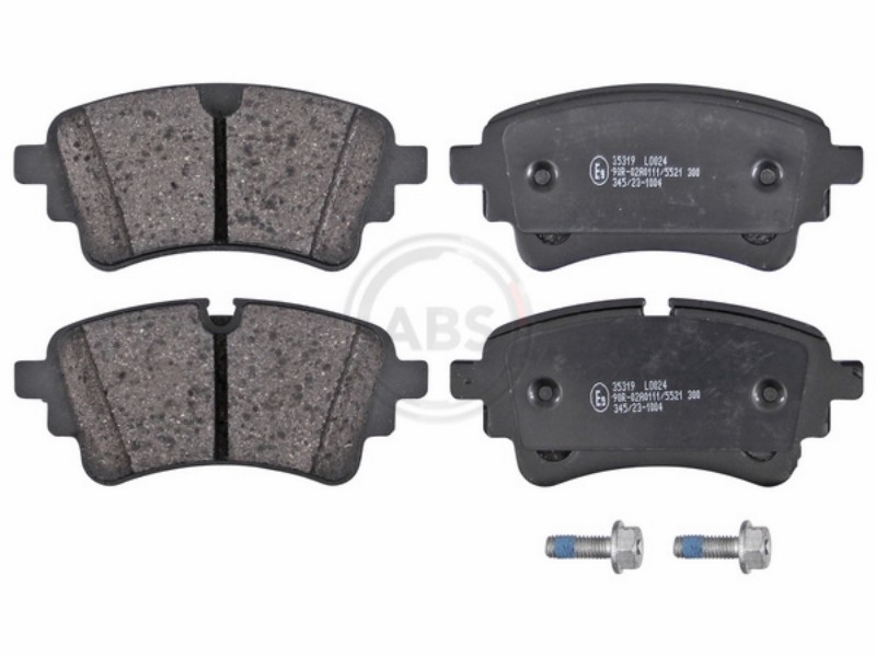 Brake pad set, disc brake