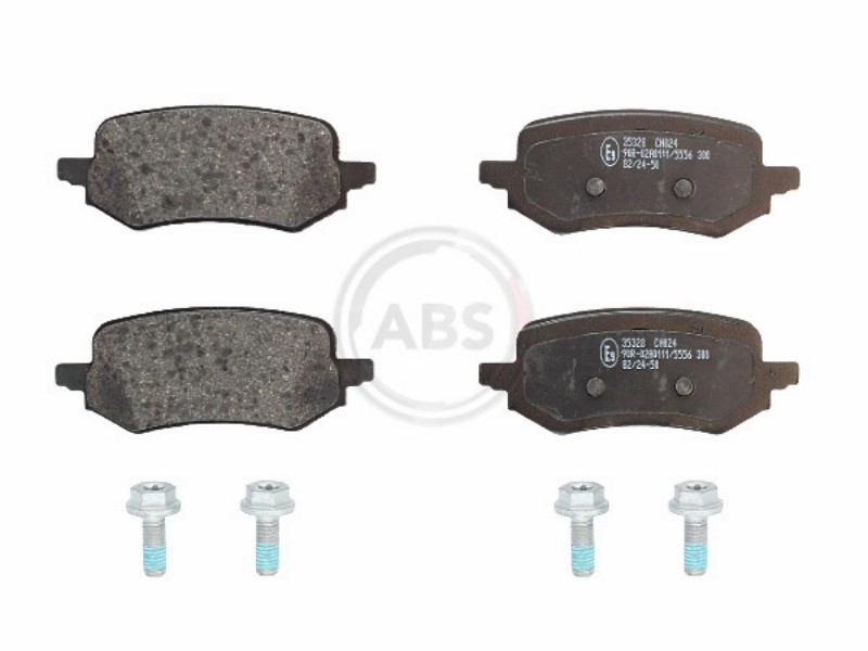 Brake pad set, disc brake