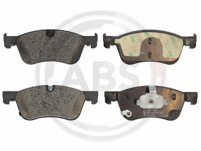 Brake pad set, disc brake