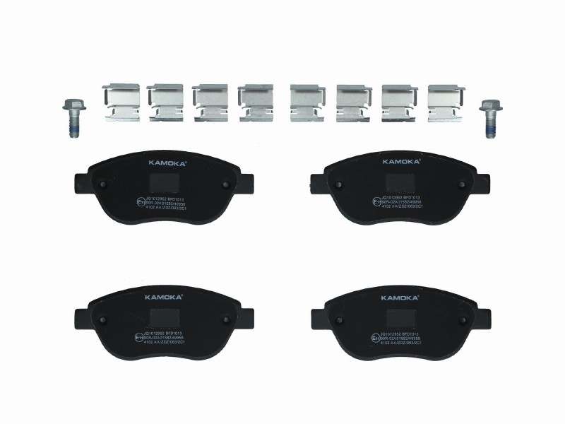 Brake pad set, disc brake