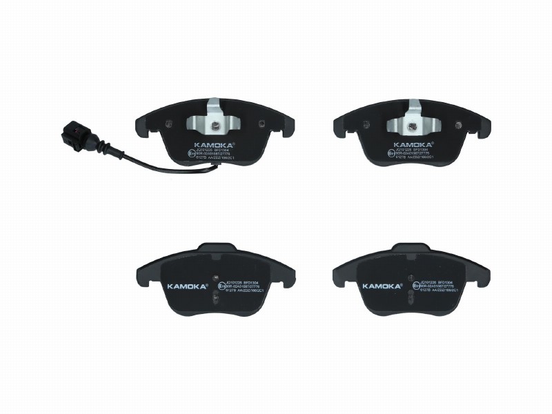 Brake pad set, disc brake
