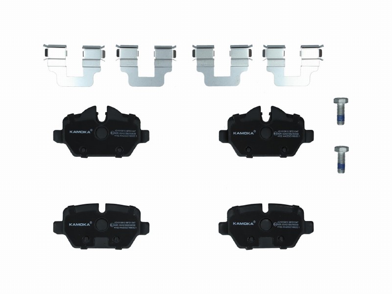 Brake pad set, disc brake