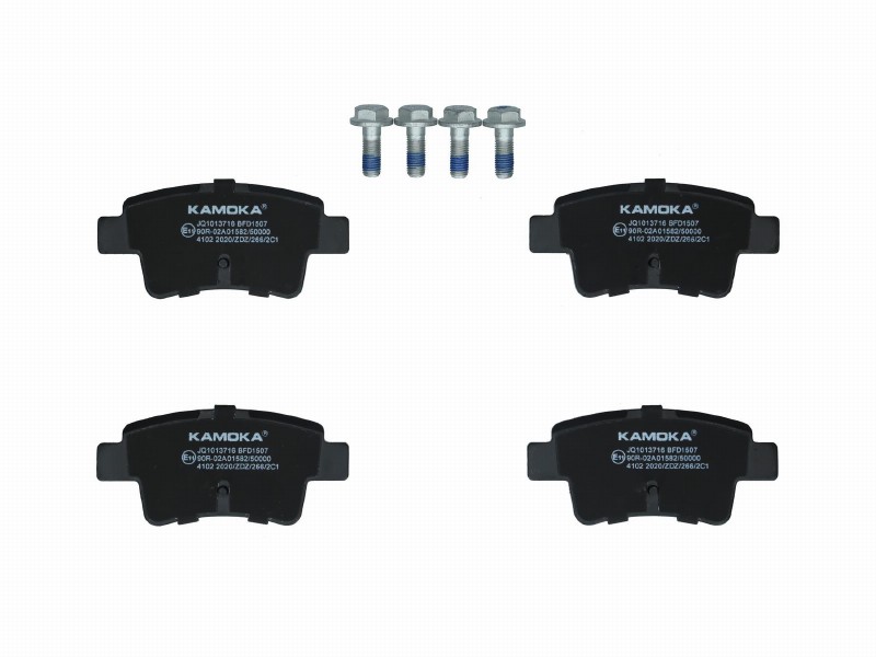 Brake pad set, disc brake