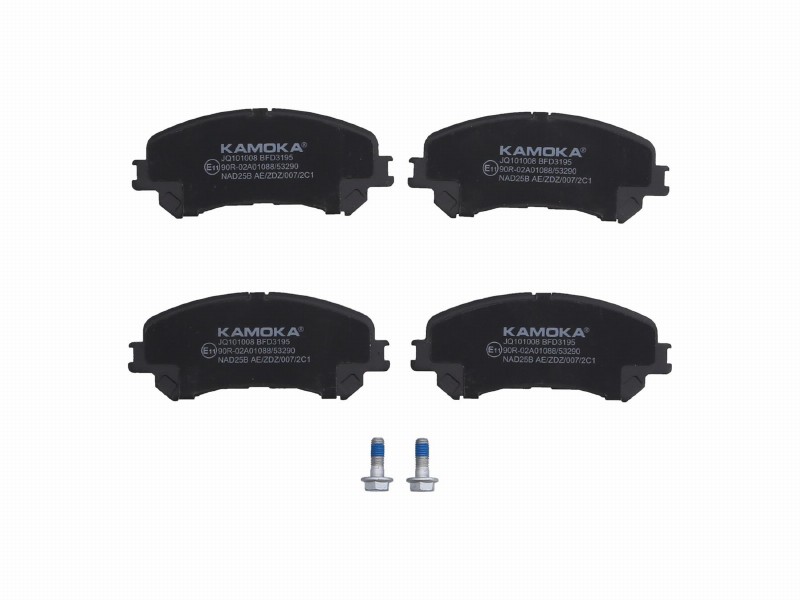 Brake pad set, disc brake